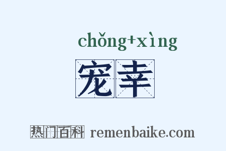 宠幸是什么意思的图片